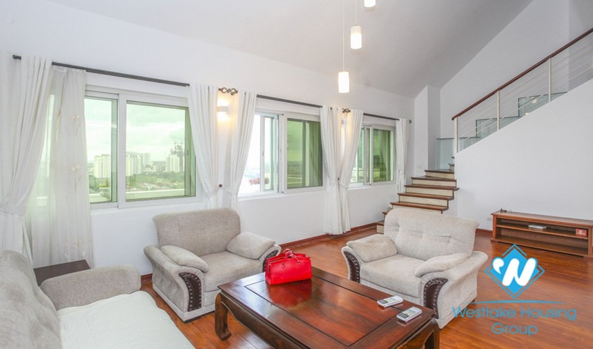 Beautiful and modern penthouse for rent in Ciputra, Tay Ho, Ha Noi